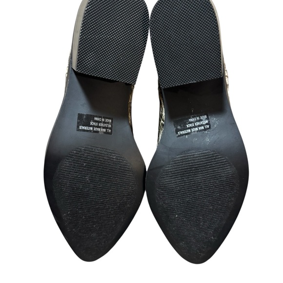 Snakeskin Patterned REPORT Ankle Boots - Picture 6 of 8